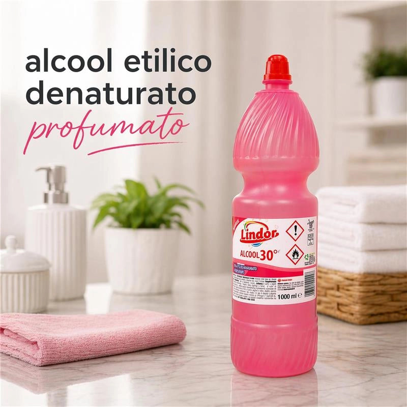 LINDOR DETERGENTE CON ALCOOL 30° PROFUMATO 12LT
