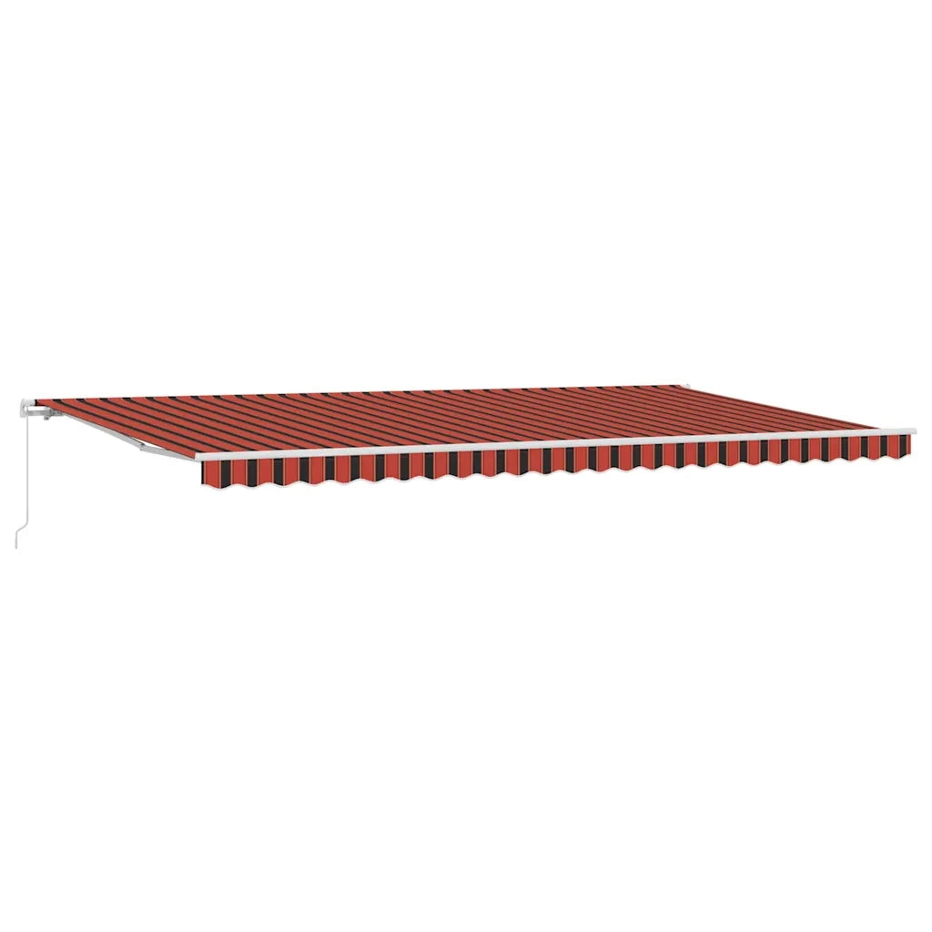Tenda retrattile Arancione e Marrone 600 × 300 cm 3331589