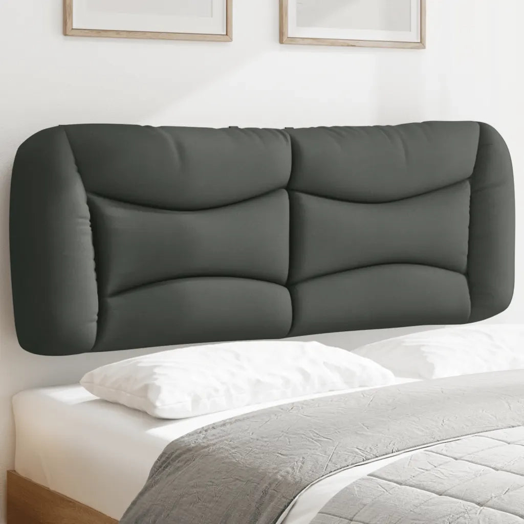 Cuscino Testiera Hvar Grigio Scuro 140 cm in Tessuto CFW6092655