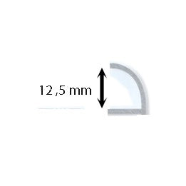 Capsula in acciaio tondo : Modello - 8MM LUCIDO