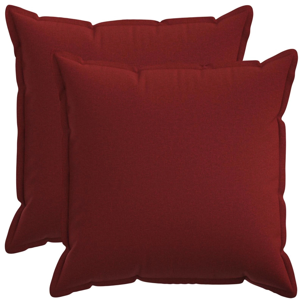Cuscino con cuscino HOUTEN 2 pz Rosso Vino Lino 936104