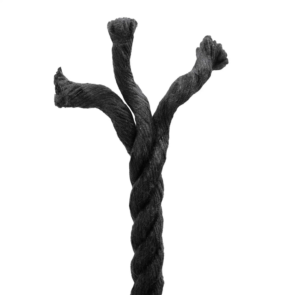 Corda di Cotone 10 mm 25 m Nero 100% Cotone 42011809