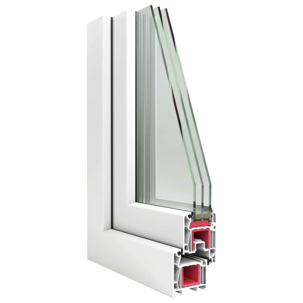 Finestra per Soffitta RISOR 100 x 60 cm PVC e Vetro Bianco CFW3247806