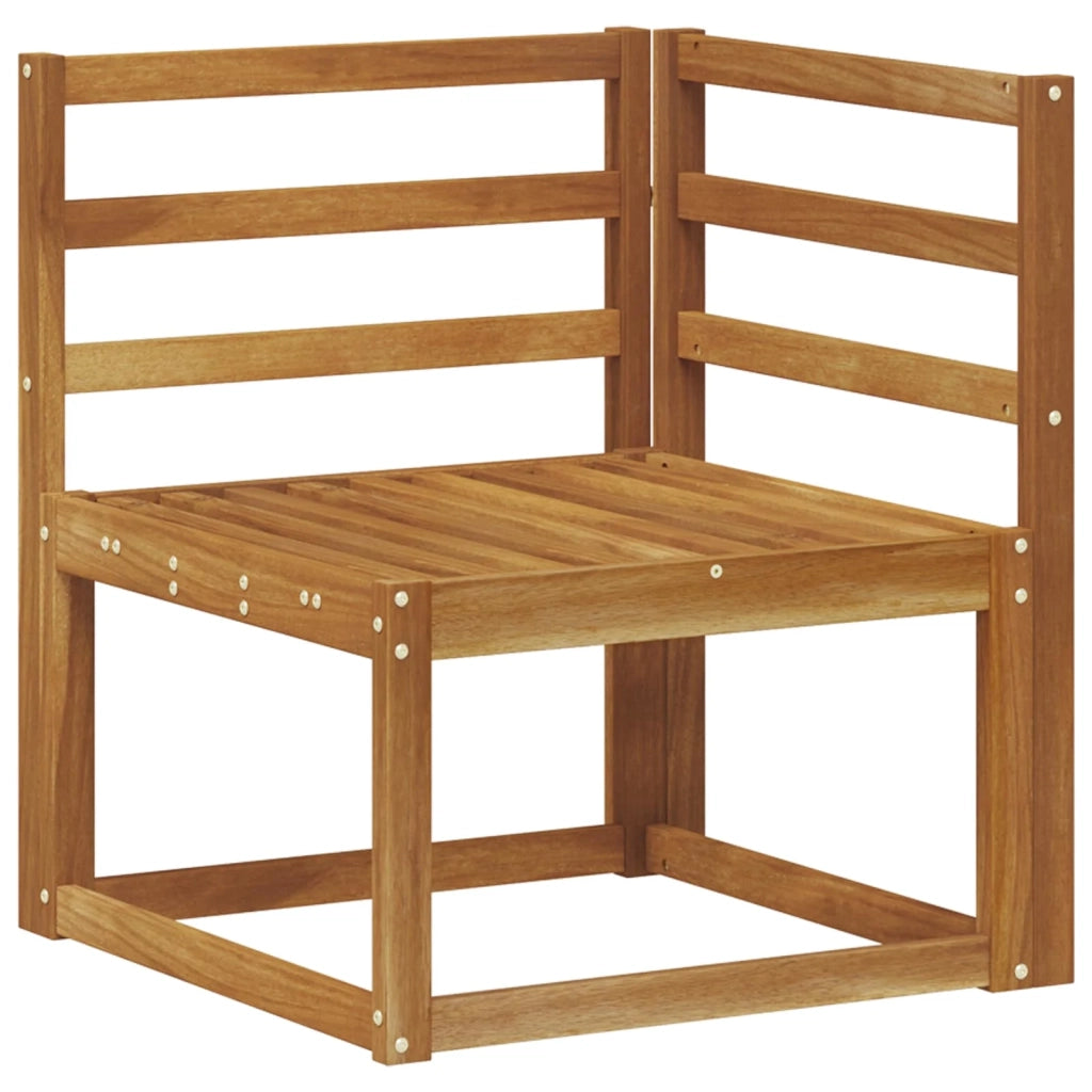 Set di divani da esterno 7 pz Naturale Legno di Acacia Massello 3366487