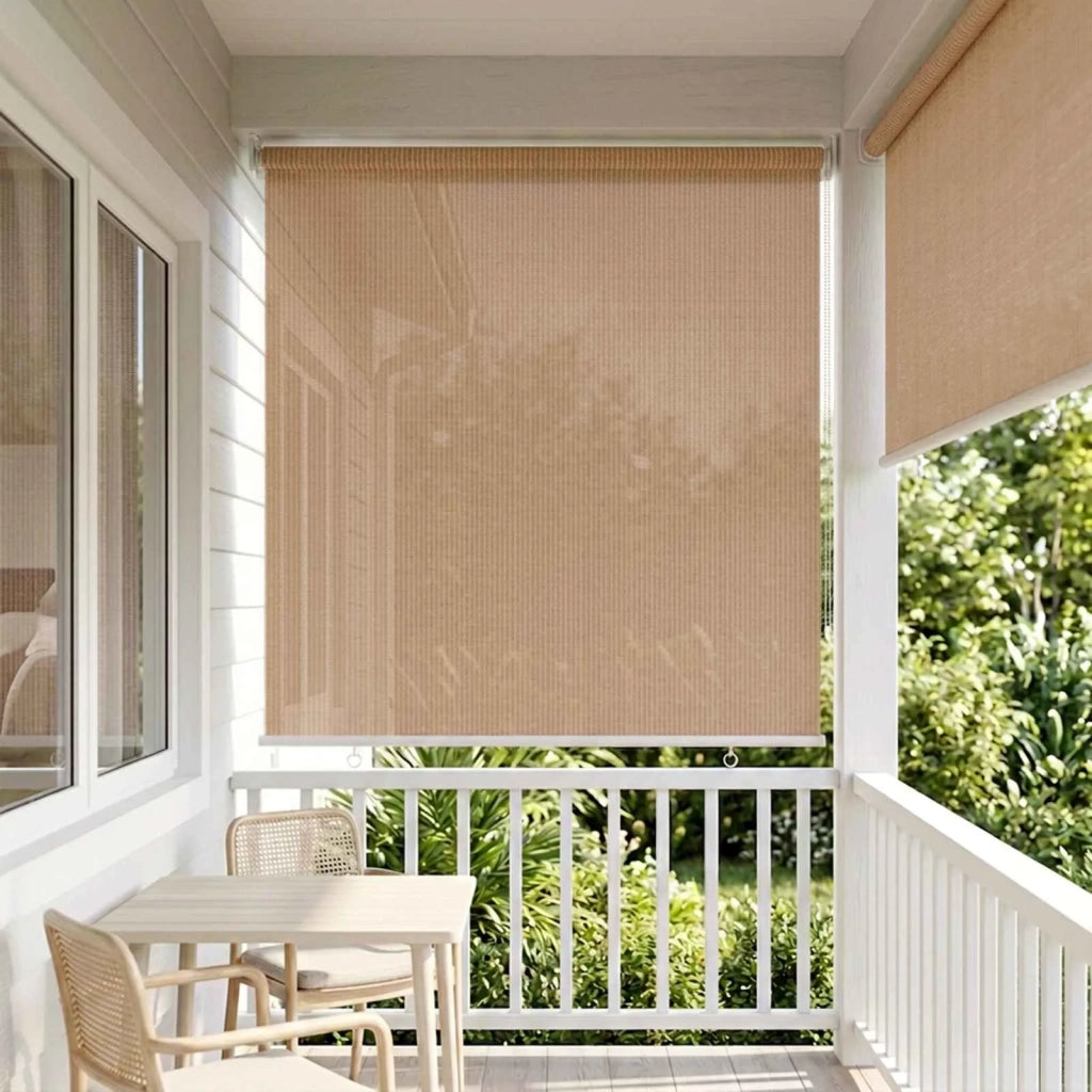 Tenda a Rullo per Esterni 65(L)x230(A) cm Beige 312588