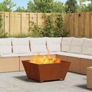 Braciere Ruggine 80 x 80 x 40 cm 858969