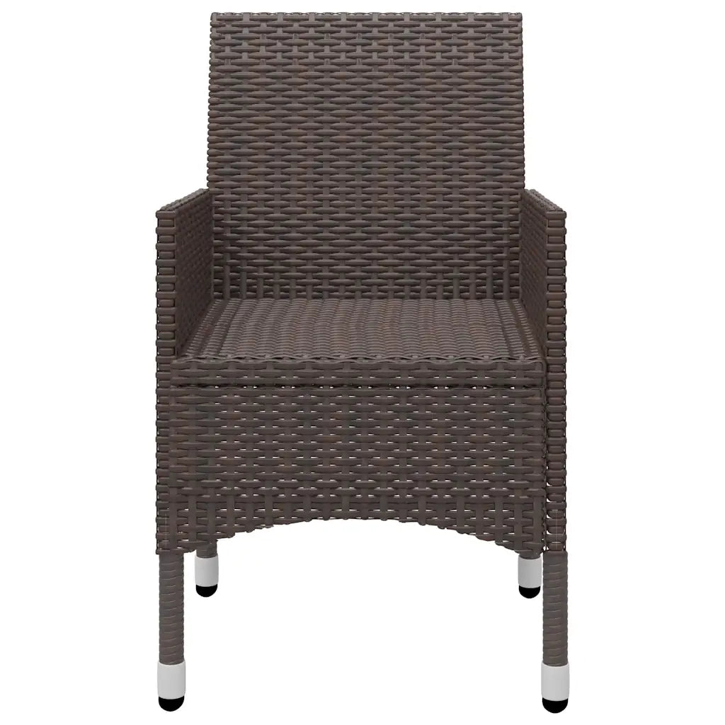 Set da Pranzo da Giardino 9 pz Marrone 3067862