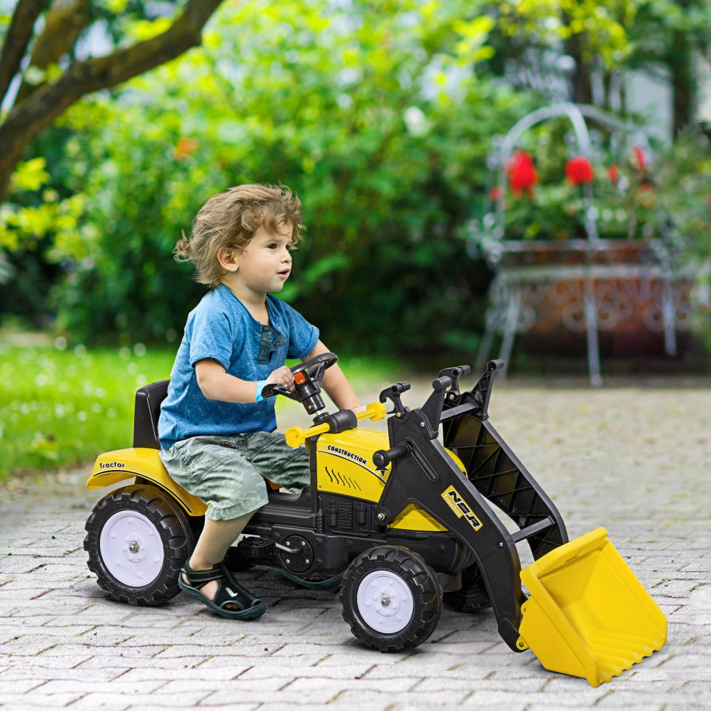 Giocattolo Escavatore con Ruspa ¨C Zephmum ¨C Giallo per Bambini 3 Anni