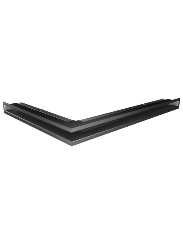 Griglia di ventilazione Angolare per camino 60x800x600 - Loft Angle destra grafite
