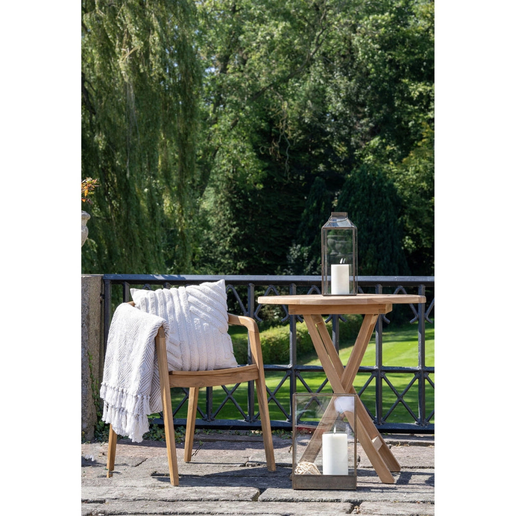 Lanterna Manali, Ottone, Vetro, 25x15x36,5 cm