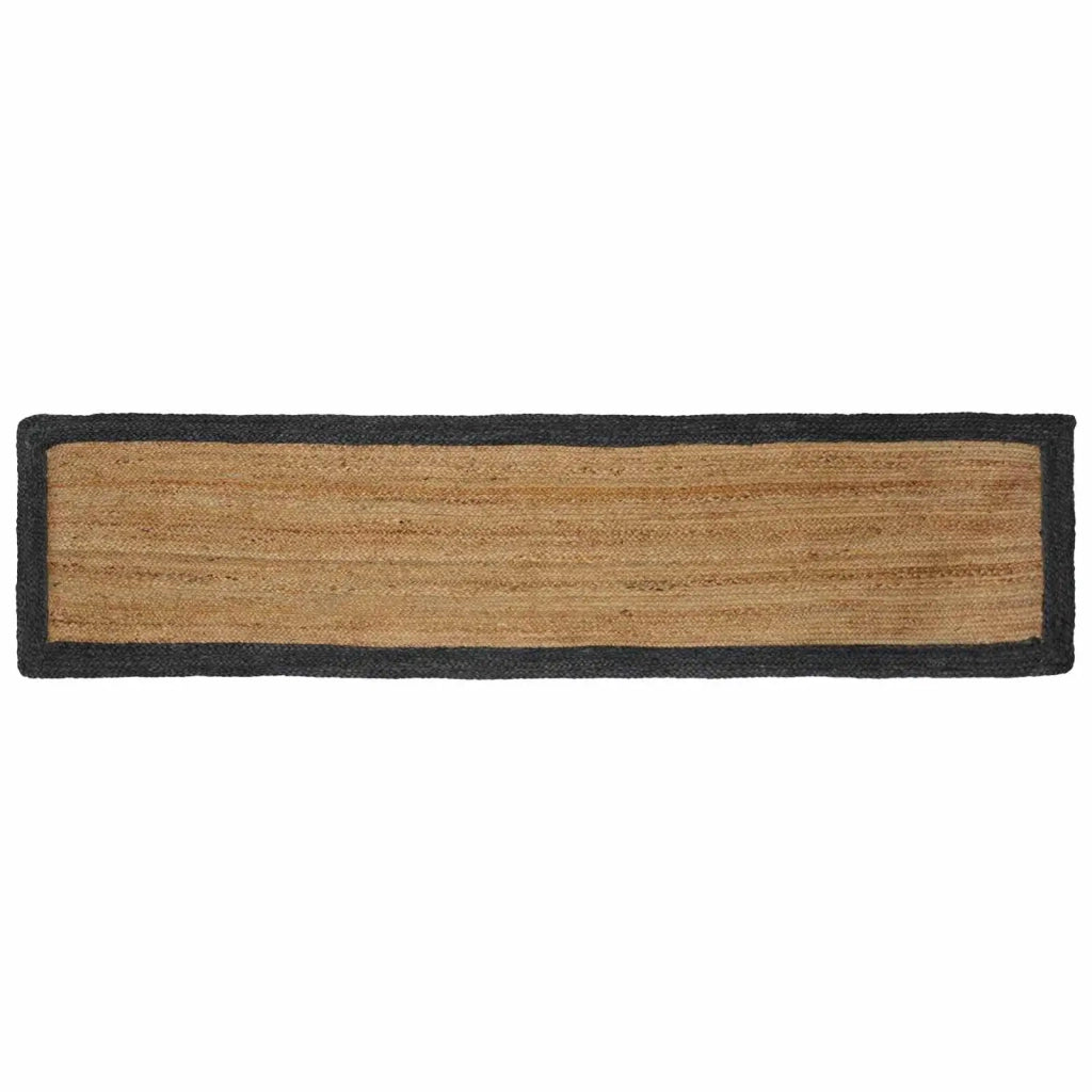 Tappeti per area Naturale e Grigio Scuro 60 x 200 cm Juta 42010680