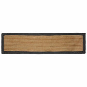 Tappeti per area Naturale e Grigio Scuro 60 x 200 cm Juta 42010680
