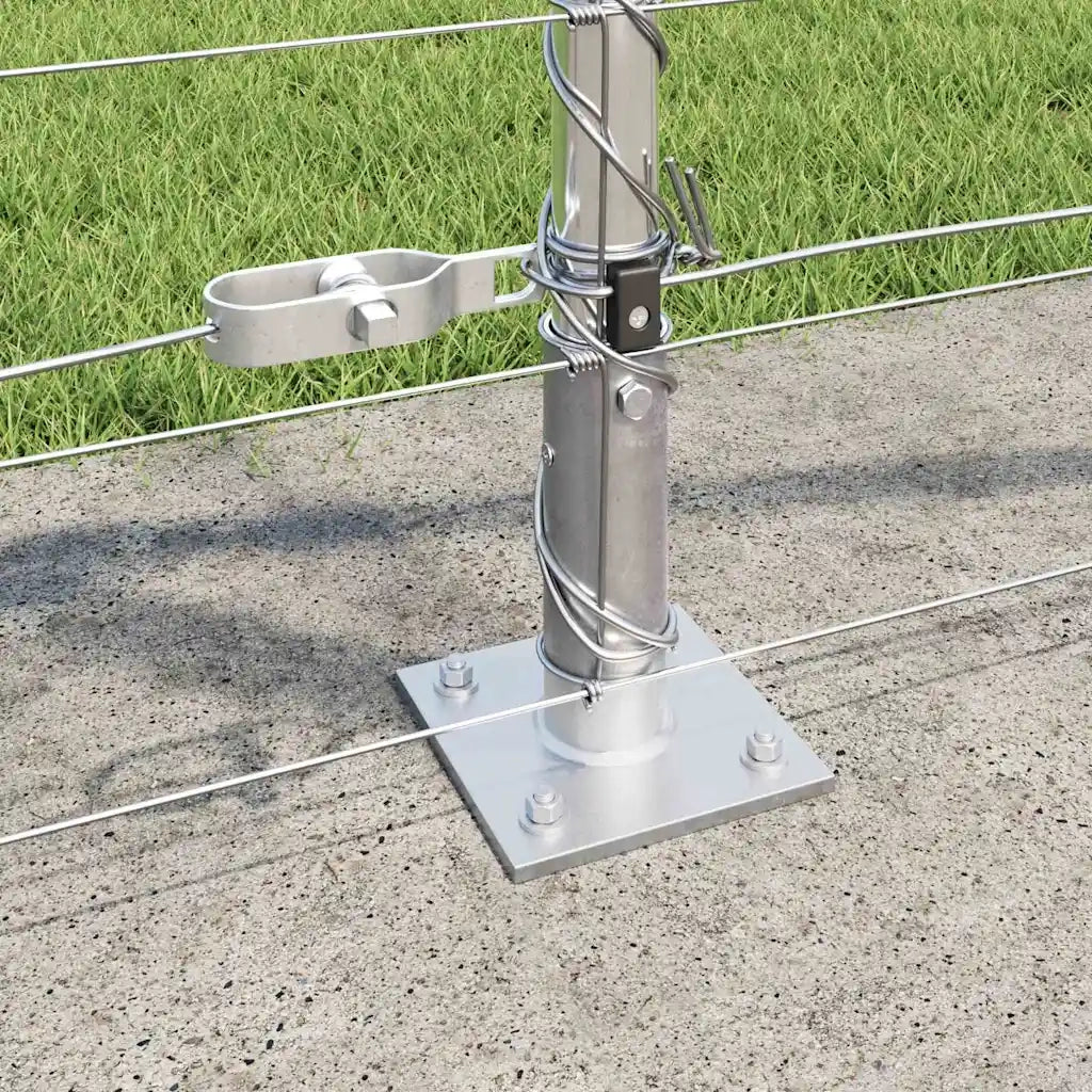 Palo della recinzione | Pannello per recinzione Zincato 50 x 1 m Acciaio