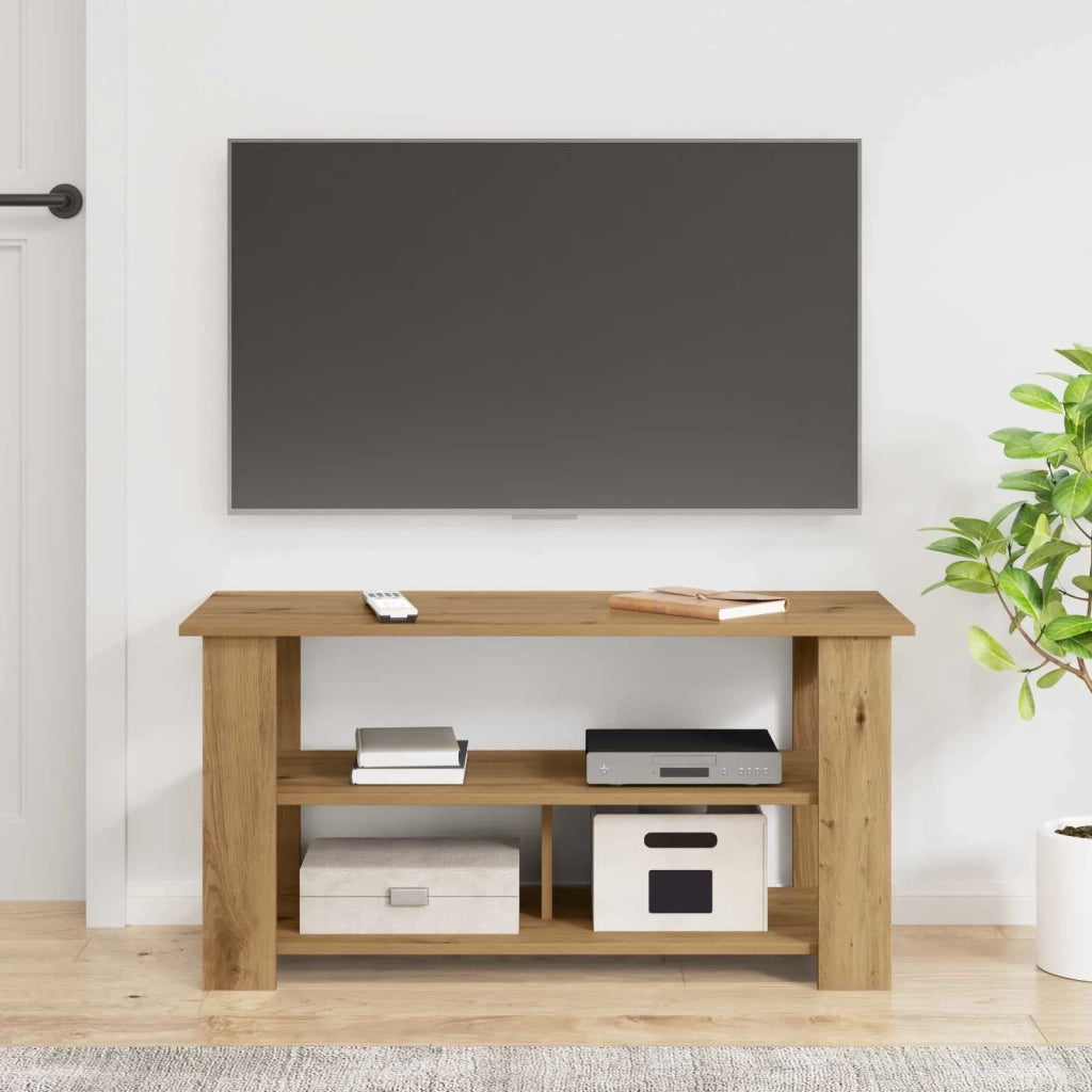 Supporto TV Rovere artigianale 100 x 40 x 50 cm 8000395