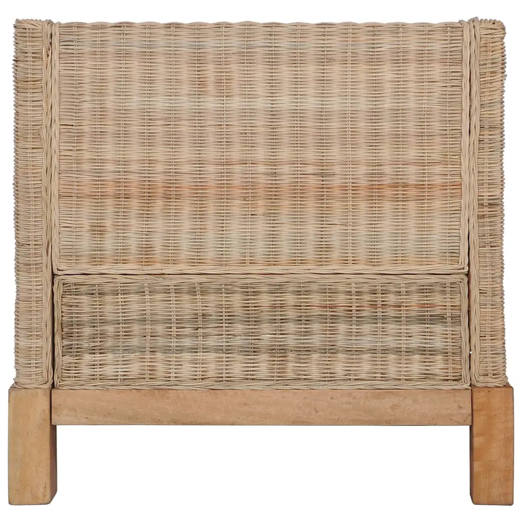 Poltrona con Cuscini in Rattan Naturale 283075