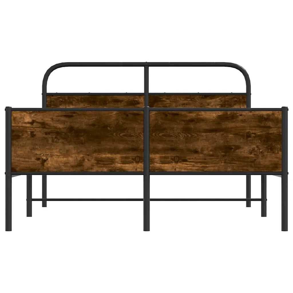 Giroletto senza Materasso-Struttura Letto Rovere Sonoma 120x190cm in Truciolato 570294