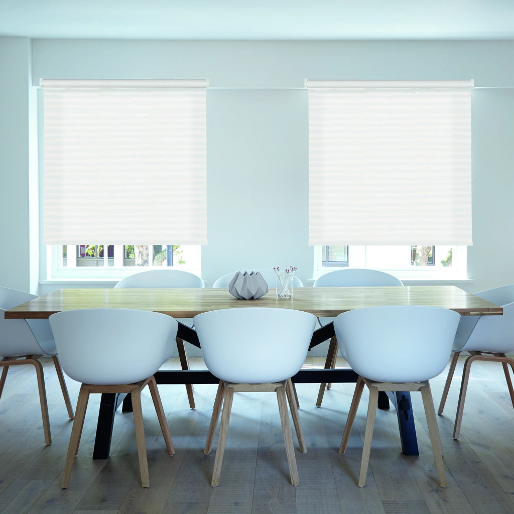 VIEWTEX Tenda a rullo Traslucida Printed Lines Bianco 165 X 250cm - Made in Europe - 5 anni di garanzia
