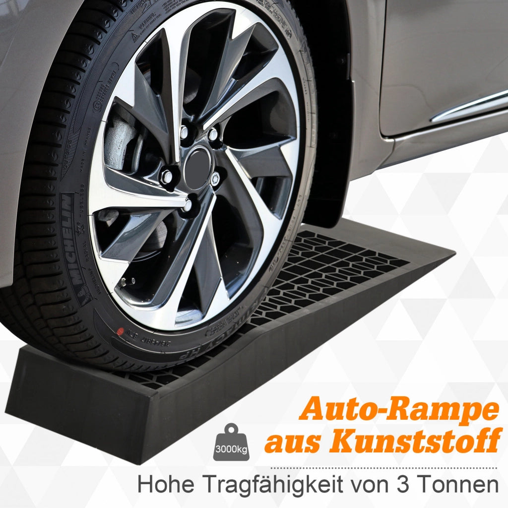 Rampa per Auto Set 2 Pezzi ¨C Xylo ¨C Plastica Nera 3 Tonnellate