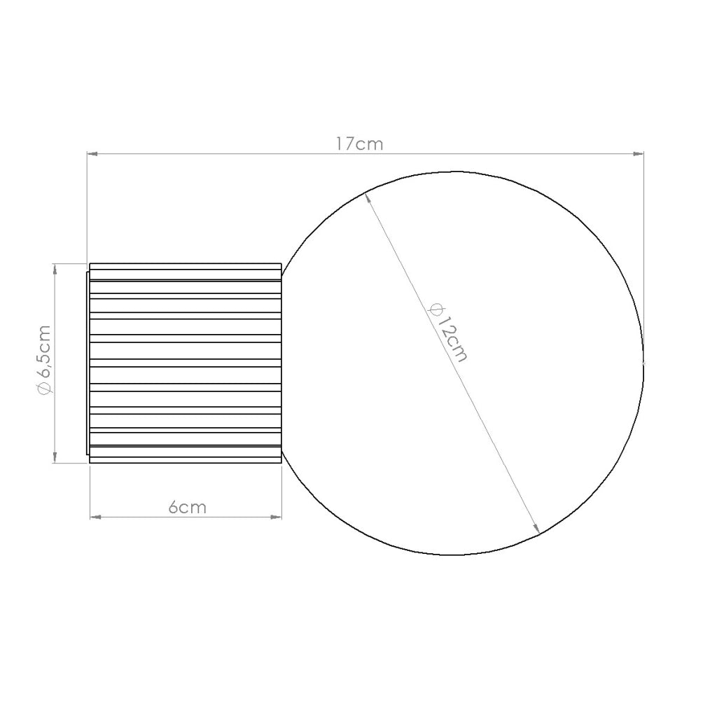 Lampada da parete HALO oltremare IP44