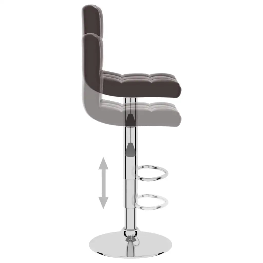 Sgabello da Bar Marrone in Similpelle 334222