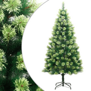 Albero di Natale Artificiale Incernierato con Base 150 cm 356737