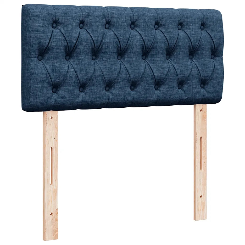 Giroletto a Molle con Materasso Blu 100x200 cm in Tessuto 3287380