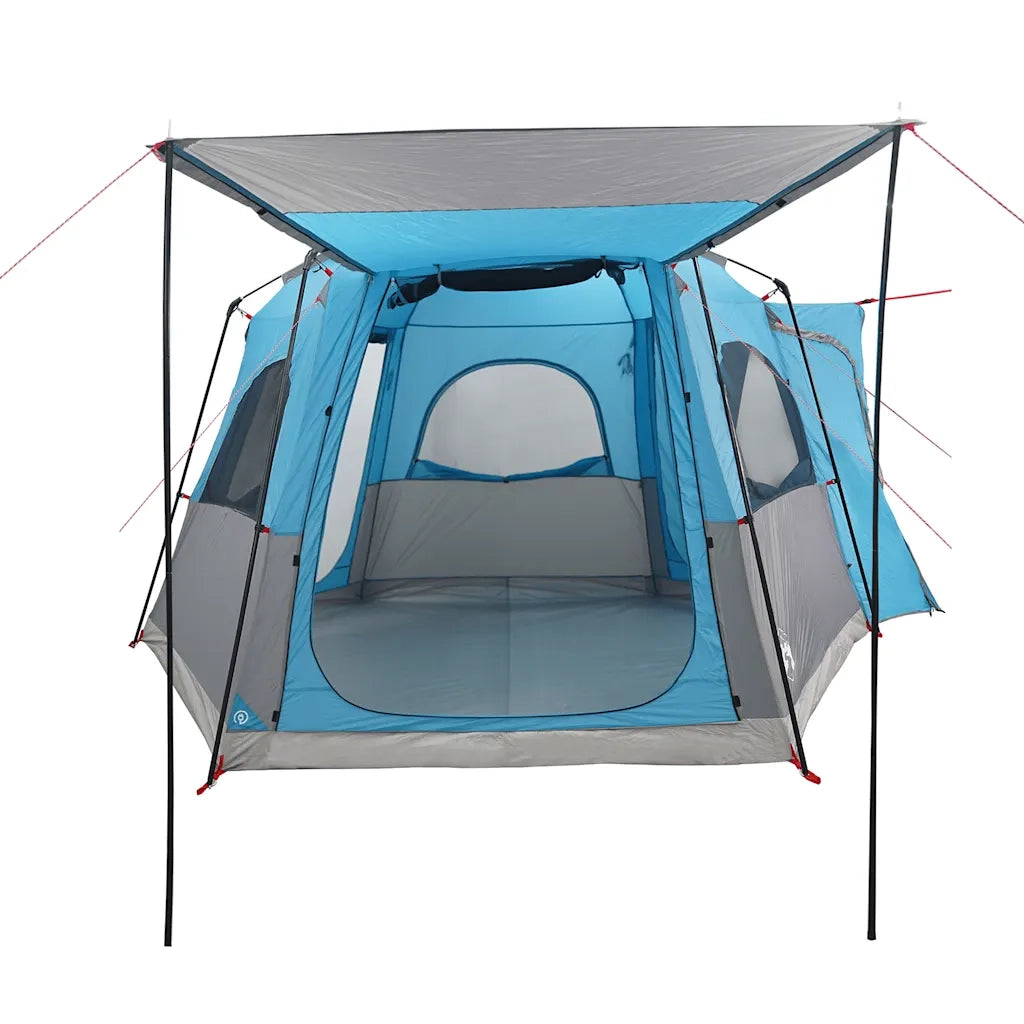 Tenda da Campeggio da Auto per 4 Persone Blu Impermeabile 4009492