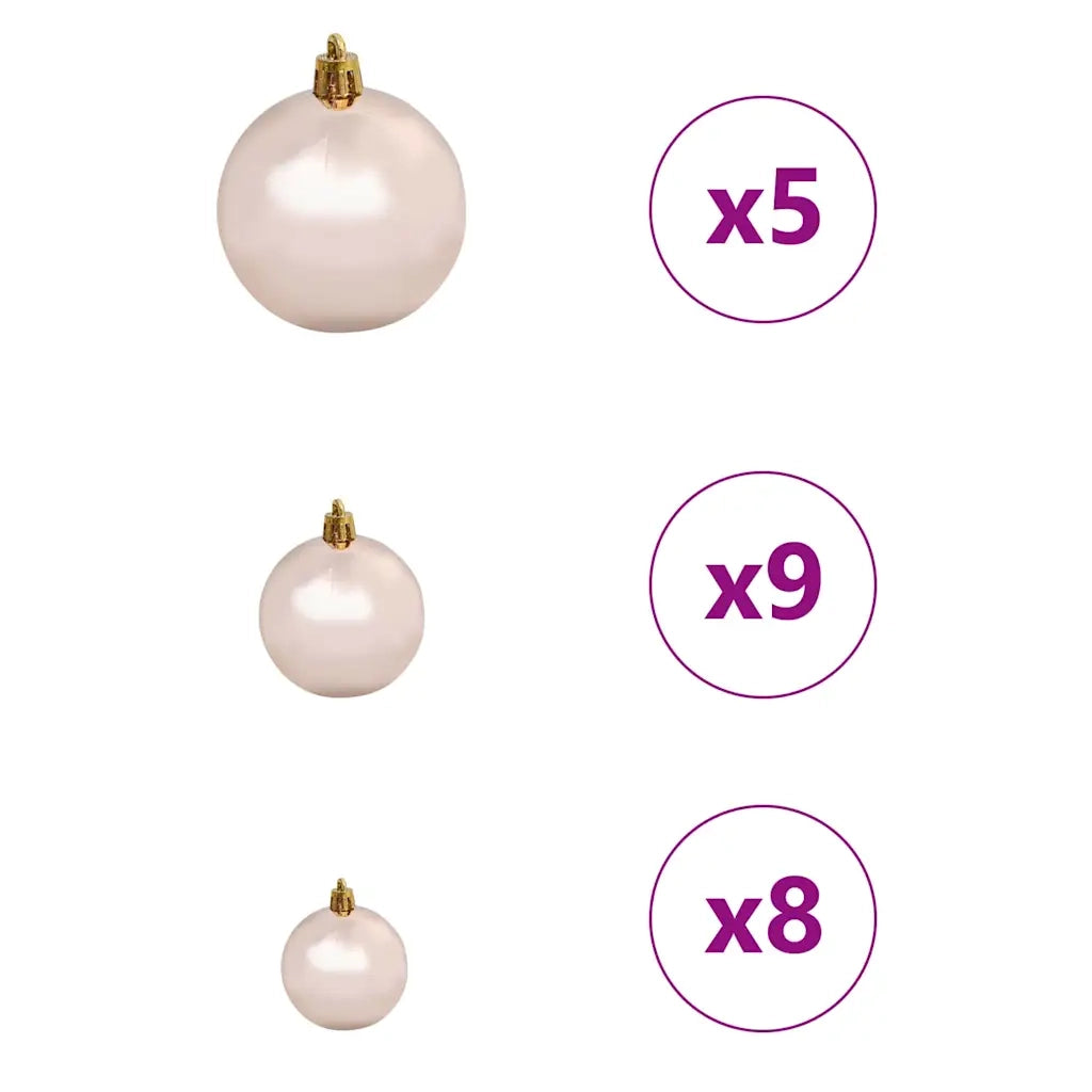 Albero di Natale artificiale Bianco 150 cm 3396031
