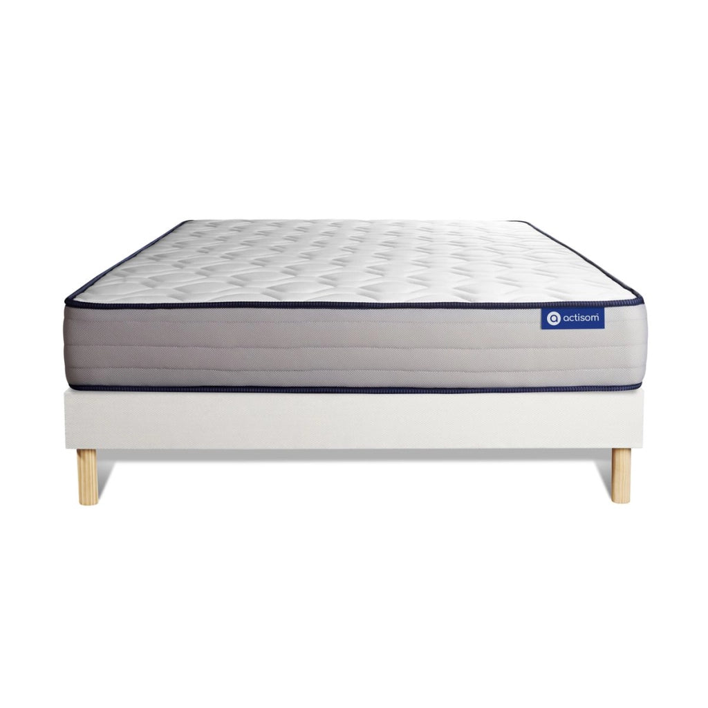 Kit rete e materasso matrimoniale Actiflex form 160x210cm - Spessore : 22cm - Molle insacchettate e memory foam - rigido