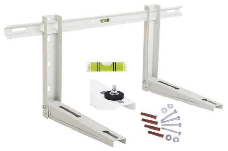 Staffe mensole supporti 42X35X80 cm. 100 KG climatizzatore MONO DUAL condizionatore