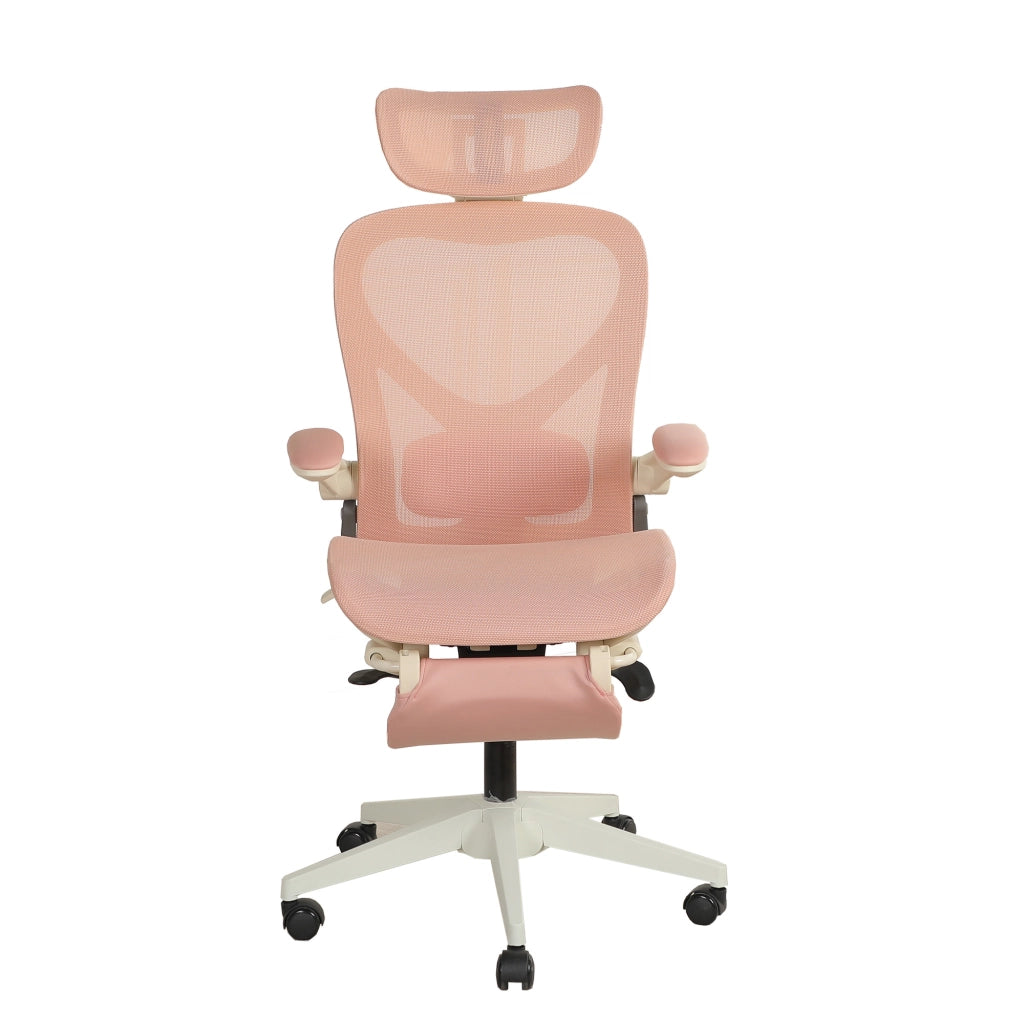 Sedia da ufficio ergonomica pieghevole con supporto lombare ¨C Xylo ¨C rosa