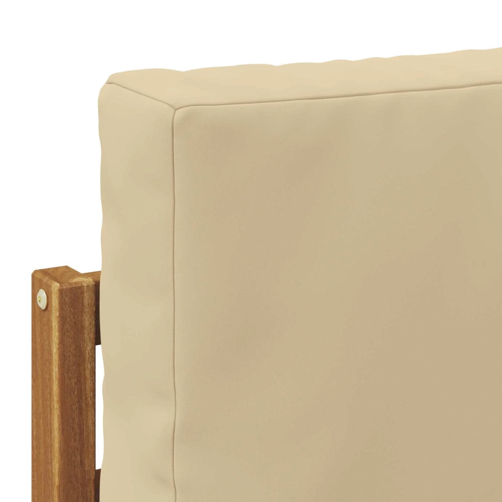 Set di divani da esterno Naturale e Beige 59 x 59 x 37 cm 3375438