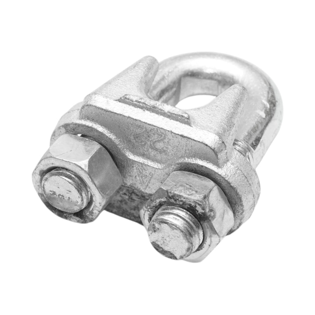 Morsetto zincato DIN 741-22 per cavo da 22 mm Breckner Germany