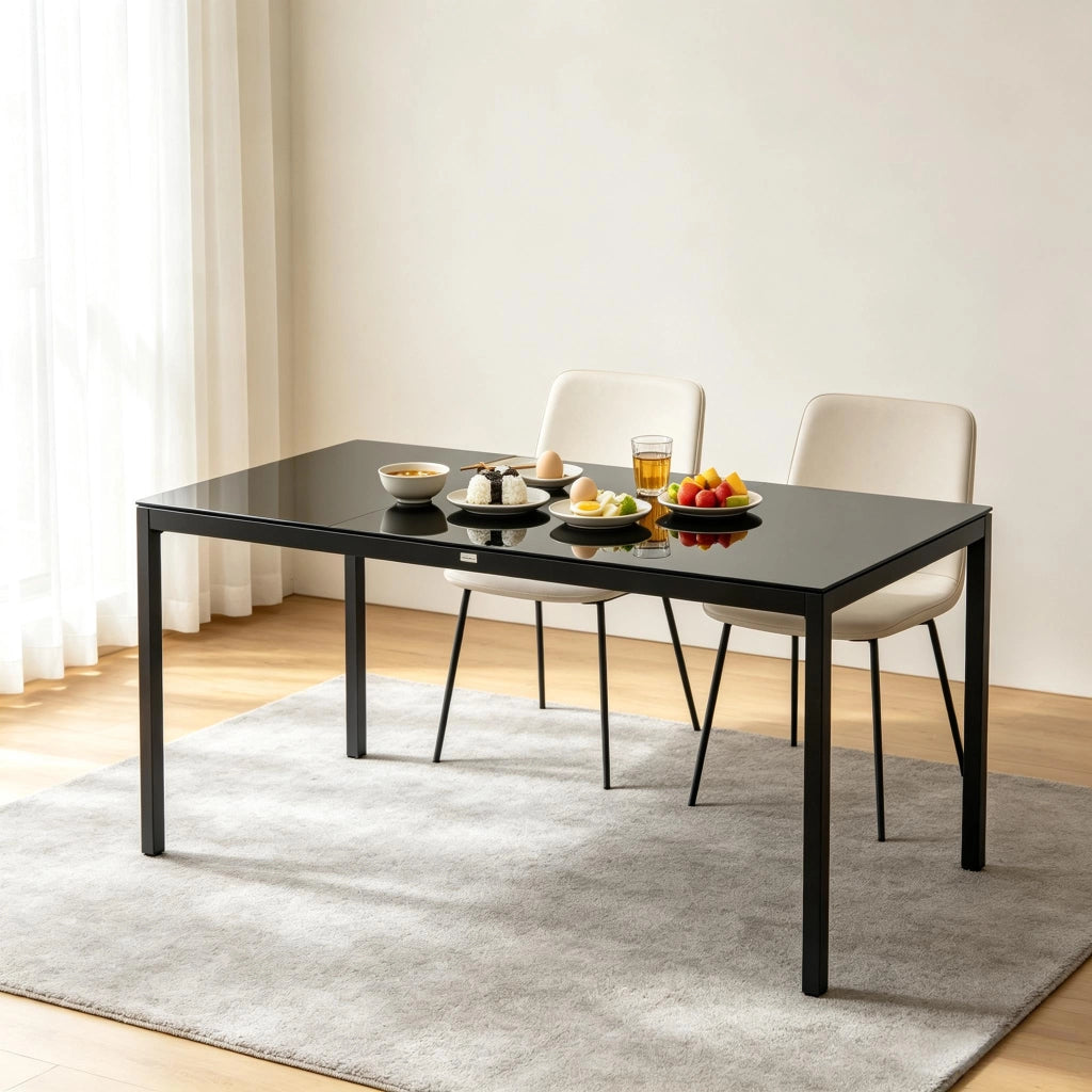 Tavolo da pranzo - elegante - moderno - multifunzionale - da giardino e interno - solo tavolo