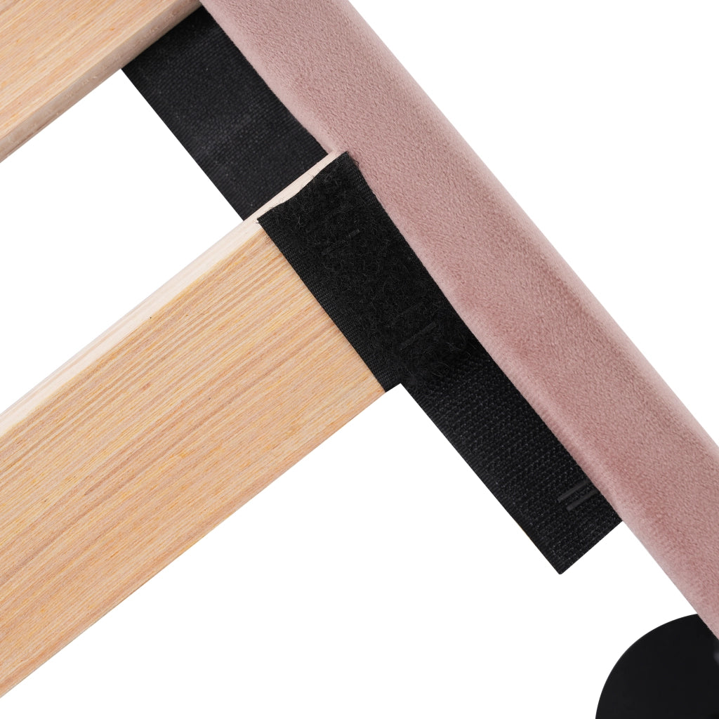 Letto contenitore con testiera a LED color ambra