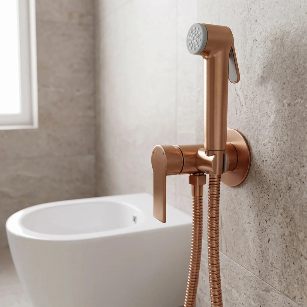 Rubinetto Bidet Rea Argus Brush Copper