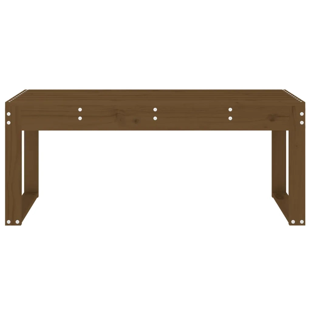 Panca da Giardino-Sgabello-Panca da esterno Ambra 110x38x45 cm Legno Massello di Pino