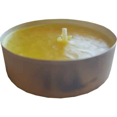 KIT MINI CANDELE ALLA CITRONELLA Ø cm 3,6x1,7h - confezione 25 pezzi