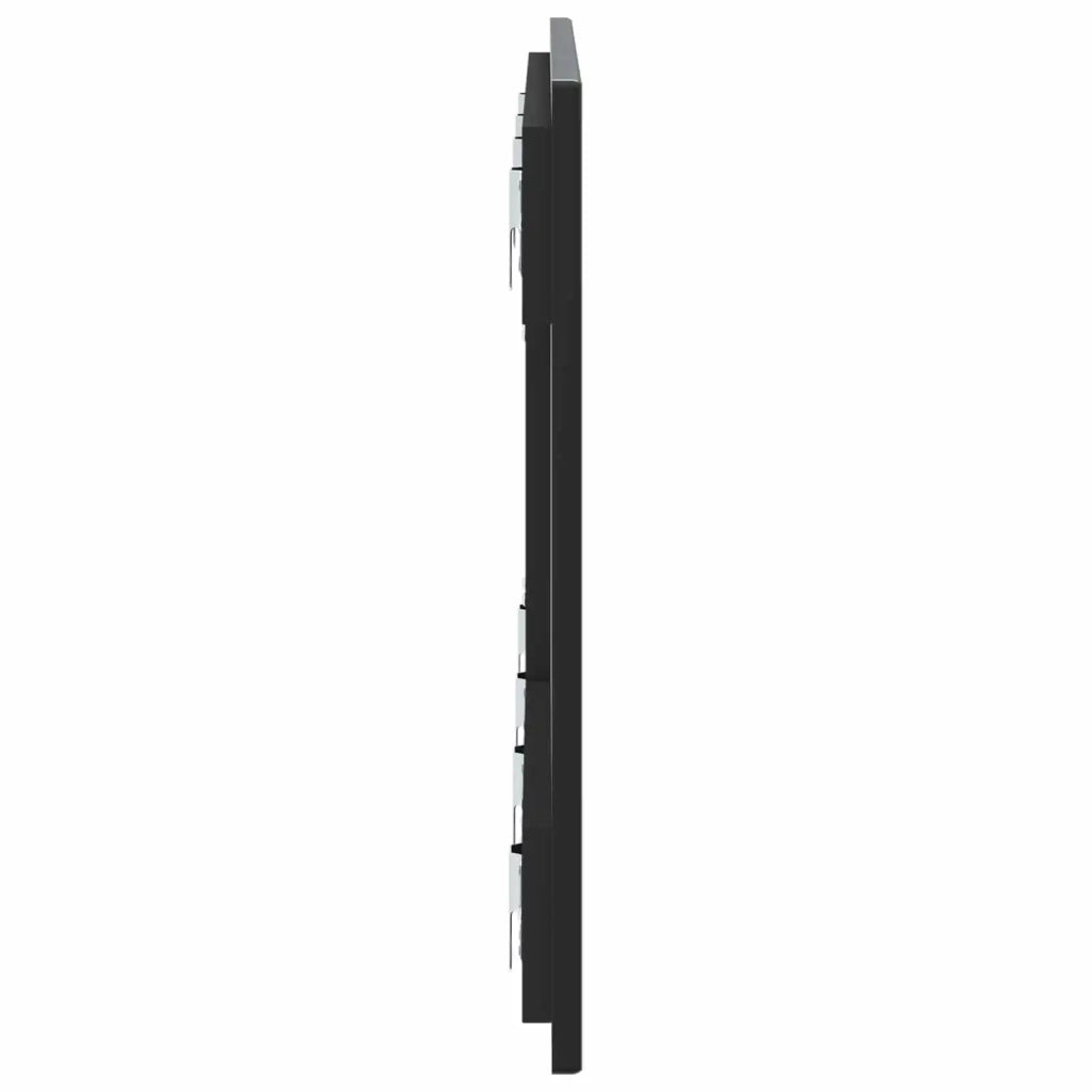 Testiera da Muro ALKMAAR Nero Legno ingegnerizzato 896276