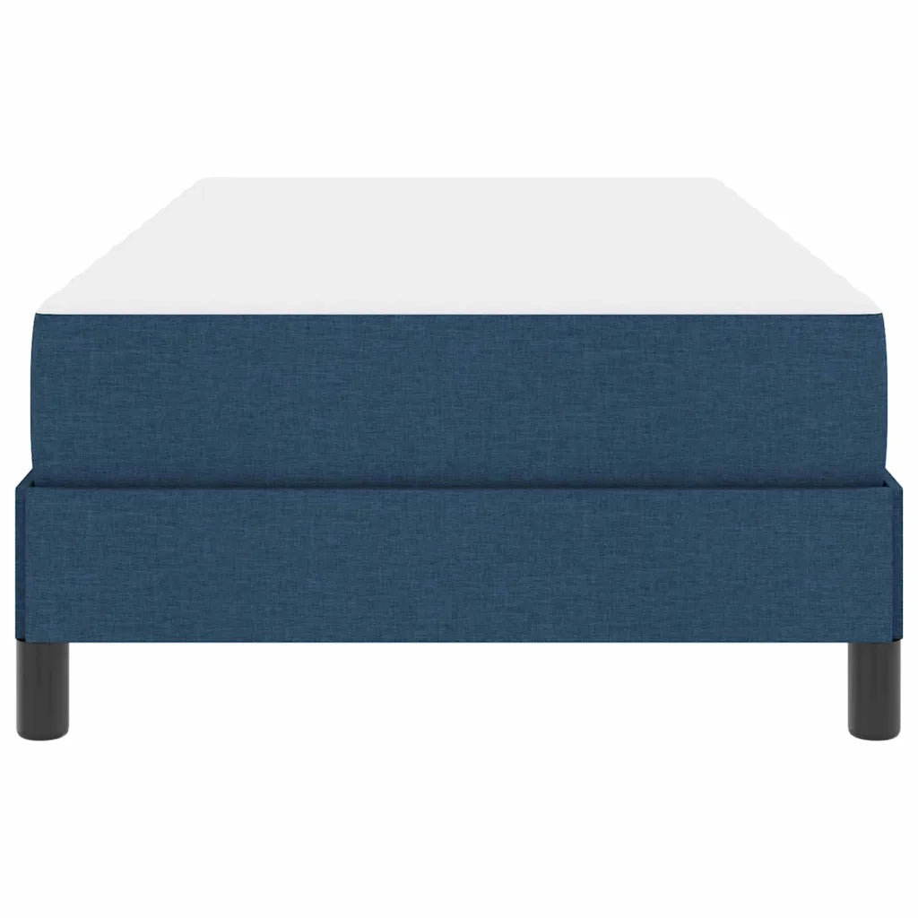 Letto a molle con materasso Blu 100 x 200 cm Tessuto