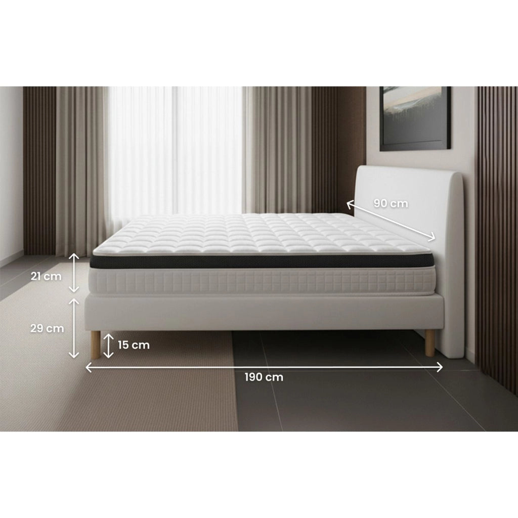 Set materasso e base 90x190 cm - Superior