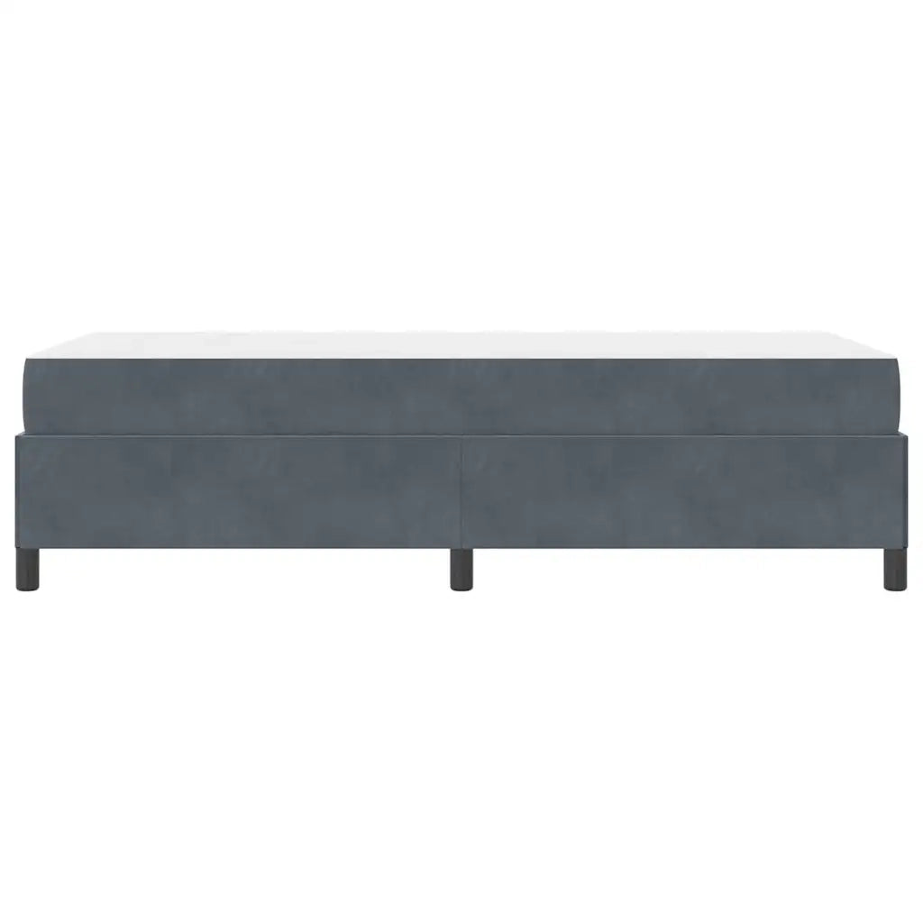 Letto singolo | Letto per adulti | Struttura del letto Grigio scuro 80 x 200 cm Tessuto