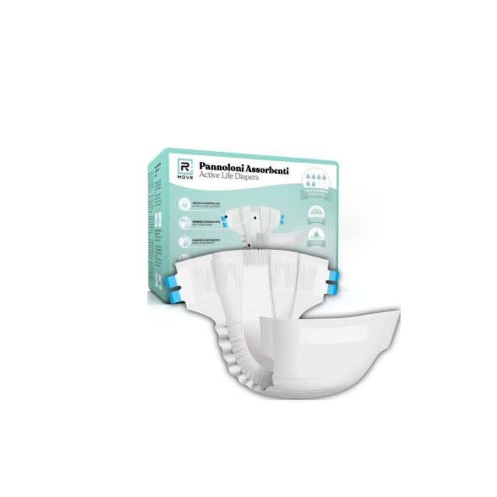 1 Conf. da 22 pz XL Pannoloni Assorbenti ActiveLife Adulto RMOVE