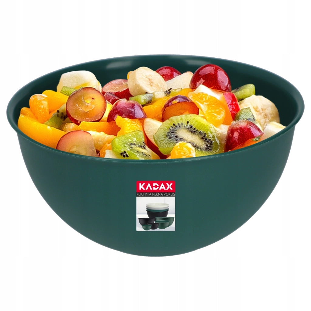 Ciotola da cucina in plastica KADAX 0,5 l, ciotola per macedonia piccola universale 13 cm