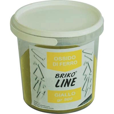 OSSIDO SINTETICO BRIKO LINE - GIALLO FIORE GR 500- 6 pezzi