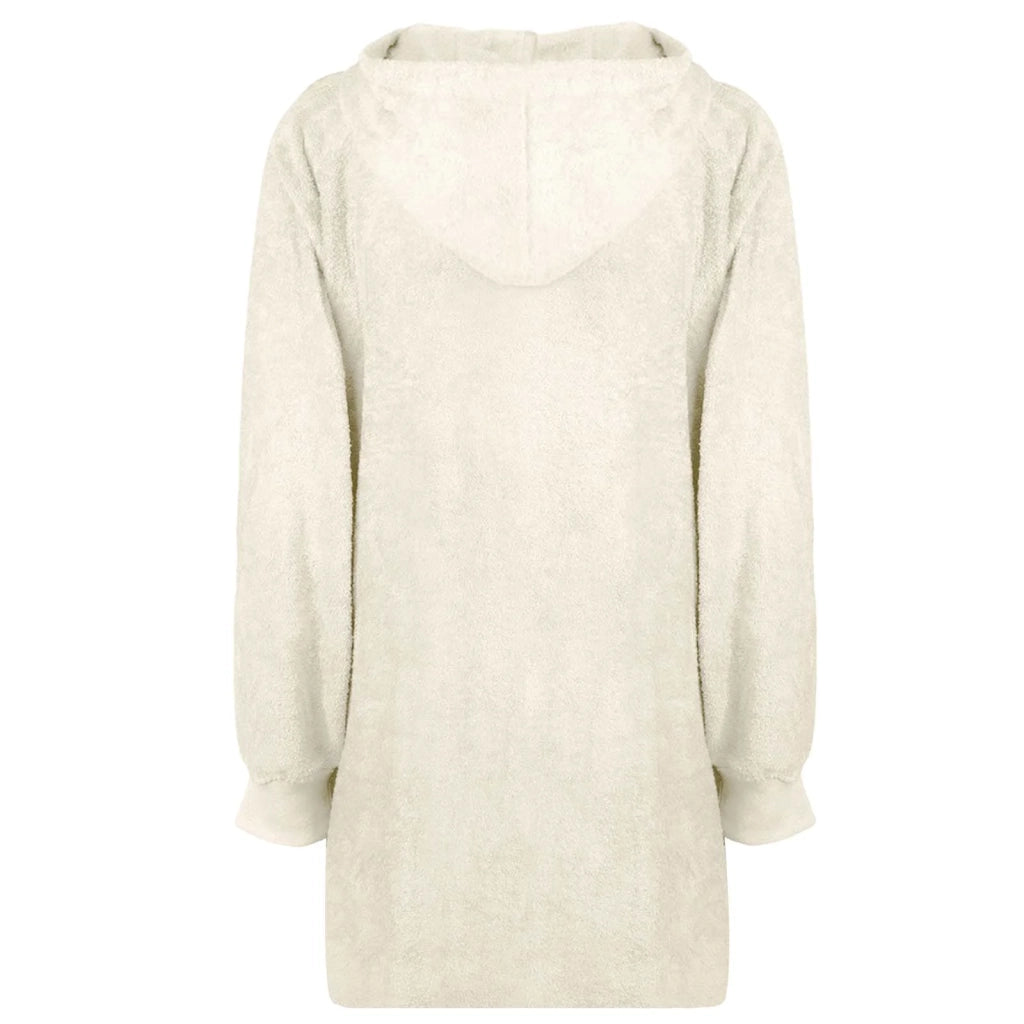 Felpa coperta KINN Crema L Cotone 4100883