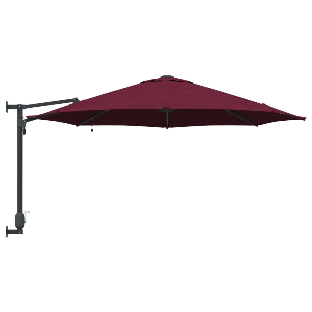 Ombrello da giardino 248 x 248 x 148 cm Poliestere e Acciaio 42003247