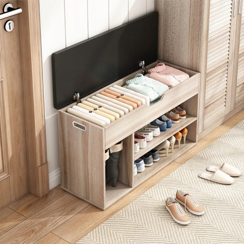 Scarpiera Marrone 80x30x44 cm Ideale per Ingresso
