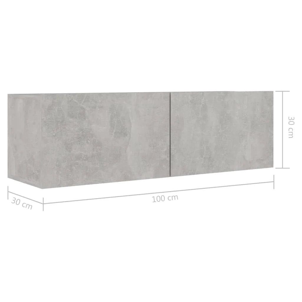 Set di mobili da 8 pezzi tra cui armadio credenza mobile TV televisore per soggiorno camera da letto salotto legno ingegnerizzato grigio 02_0025251