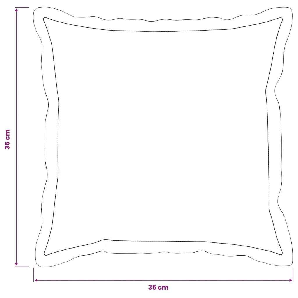 Federa 2 pcs HOUTEN Blu 35 x 35 cm Lino 916355